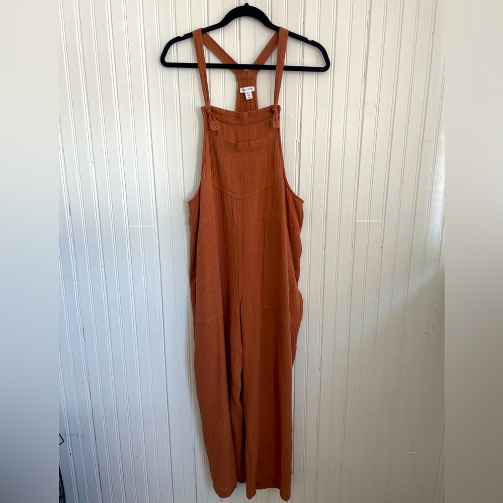Women’s Tribal Cotton Gauze Overalls Size M